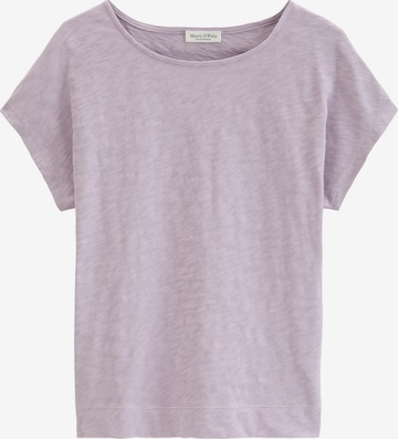 T-shirt Marc O'Polo en violet : devant