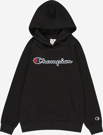 Champion Authentic Athletic Apparel Sweatshirt in Black: front