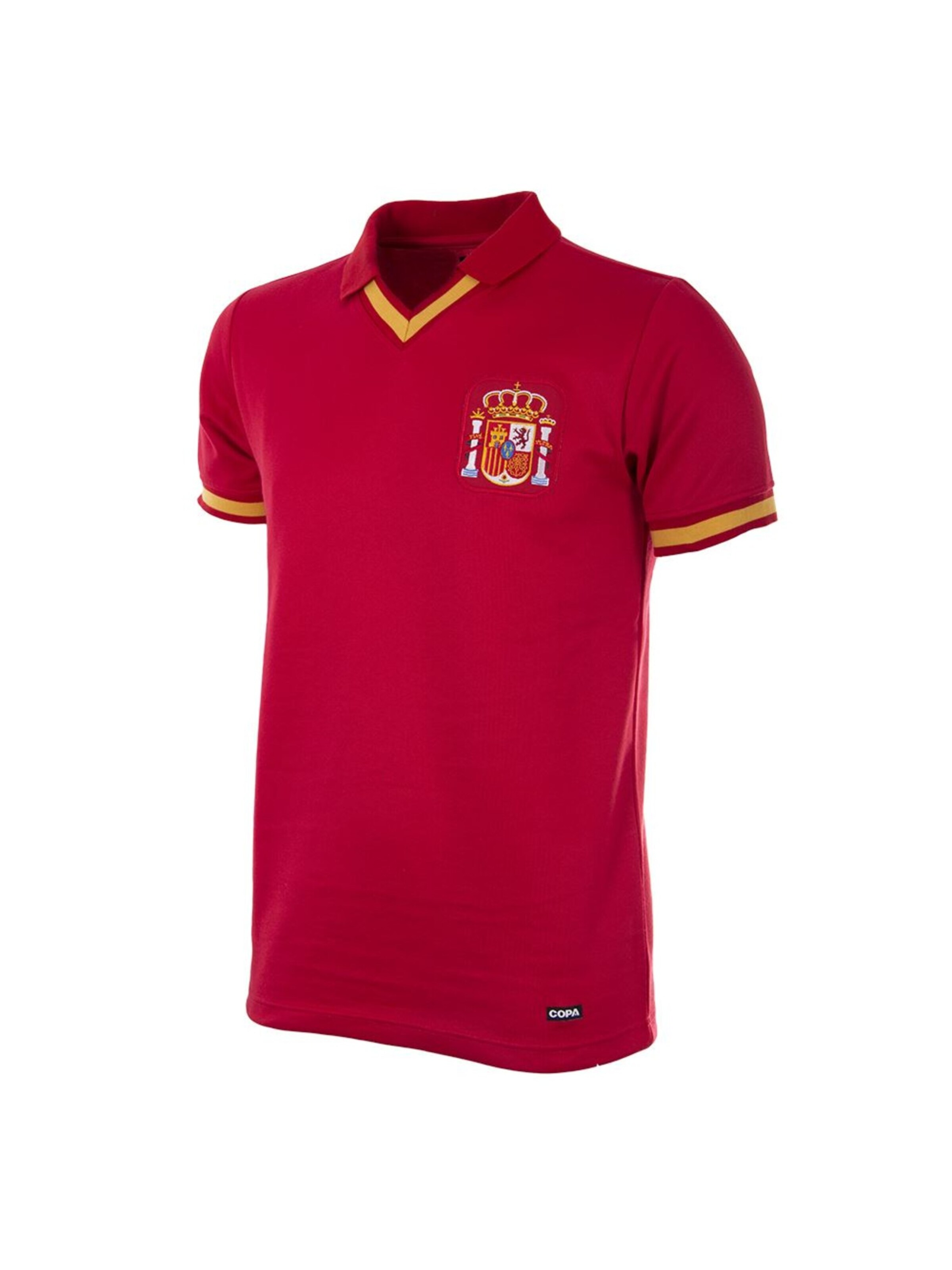 Copa Trikot 'Retro Spanien 1988'‌‌‌‌‌‌ in Rot: Vorderseite
