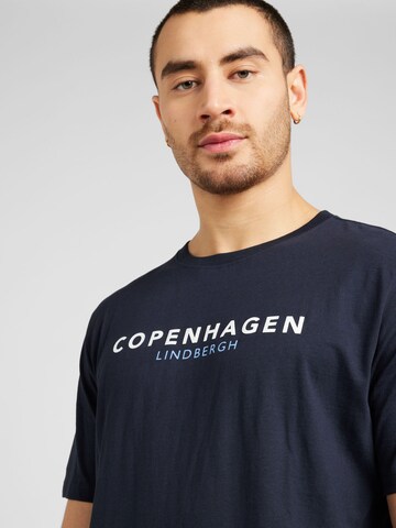 mėlyna Lindbergh Marškinėliai 'Copenhagen'