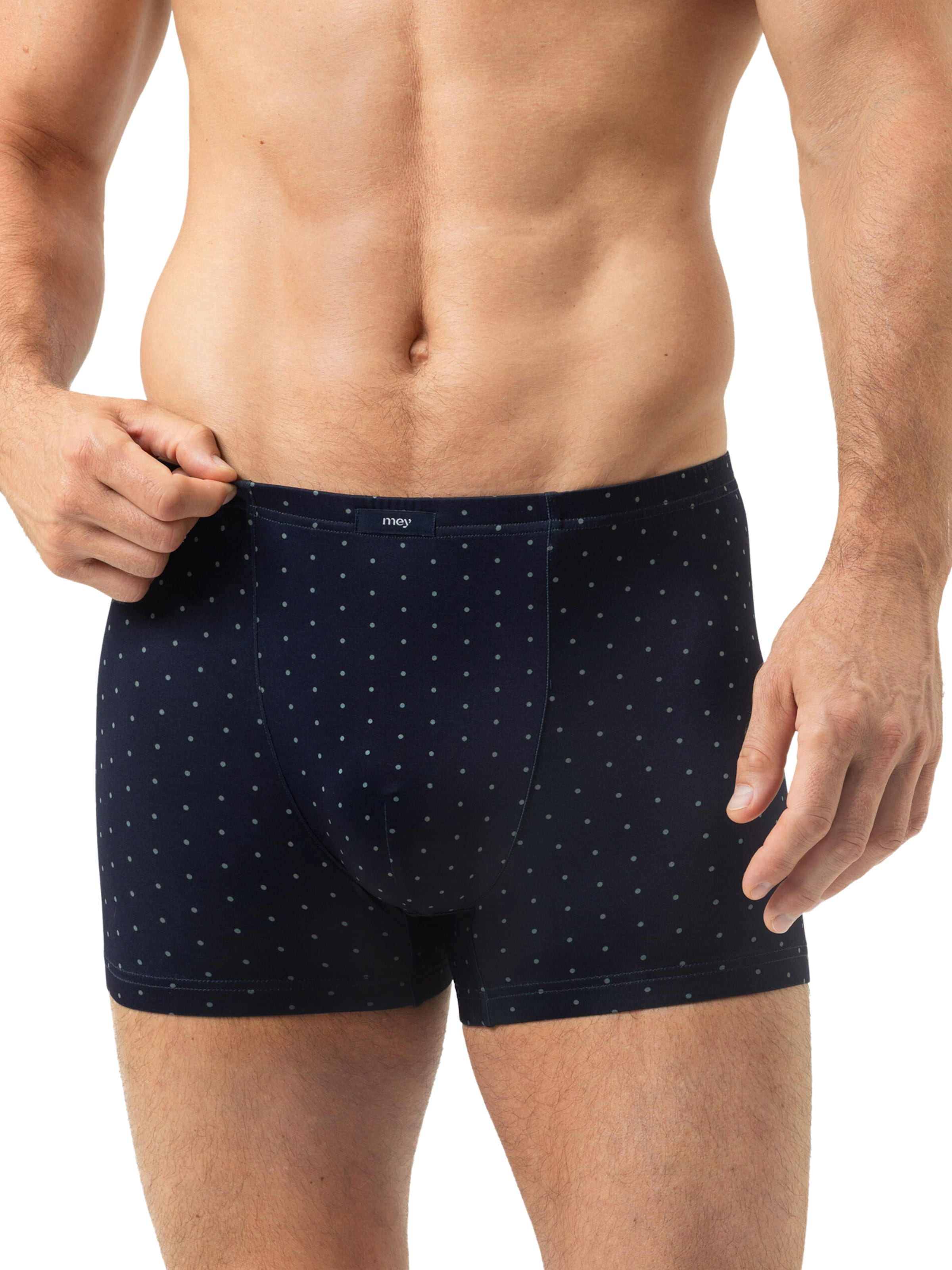 Mey Boxer shorts 'Points' in Blue: front