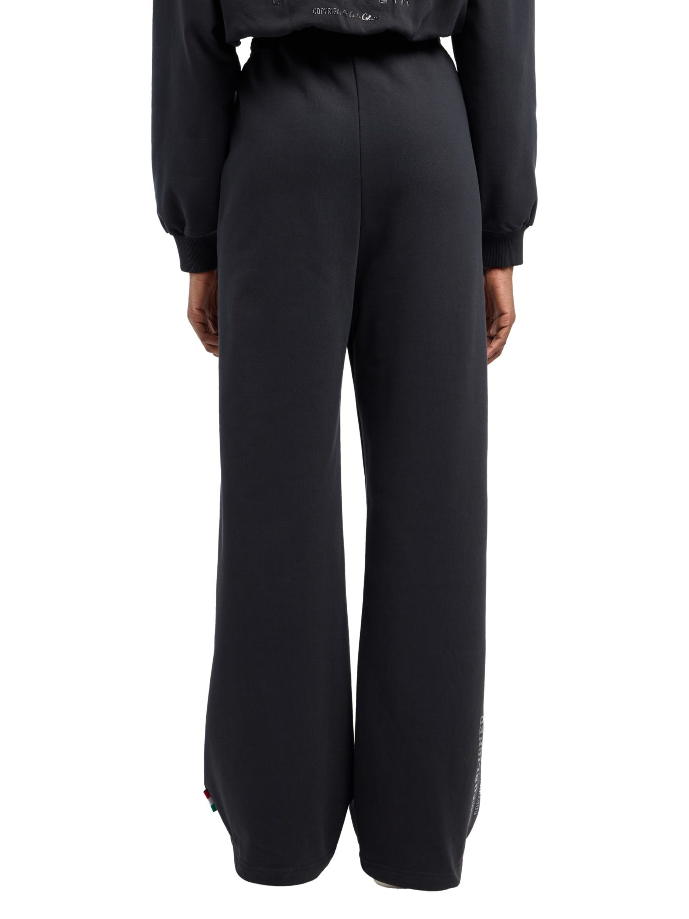 Carlo Colucci Regular Trousers 'Dyda' in Black