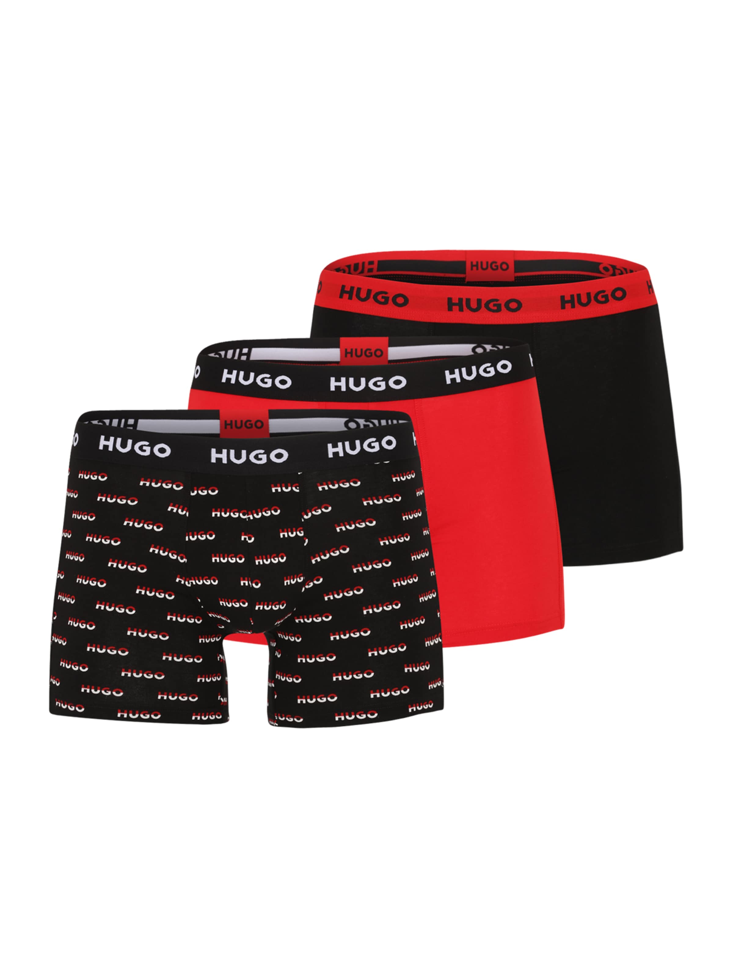 HUGO Boxerky – červená: přední strana