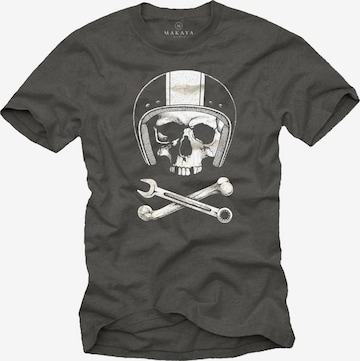 MAKAYA Shirt in Grey: front