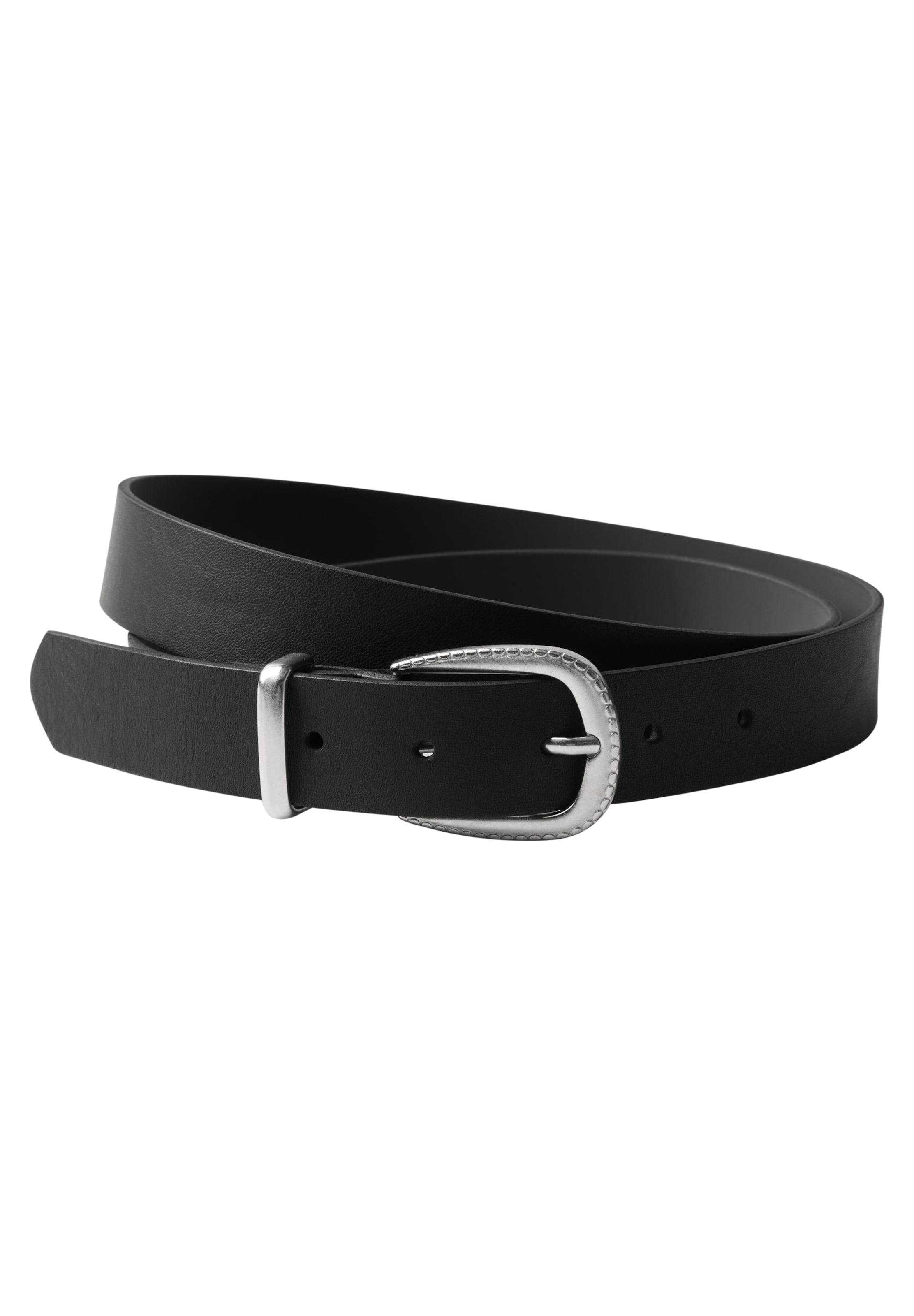STREET ONE Basic Gürtel mit Schnalle in Schwarz: Vorderseite