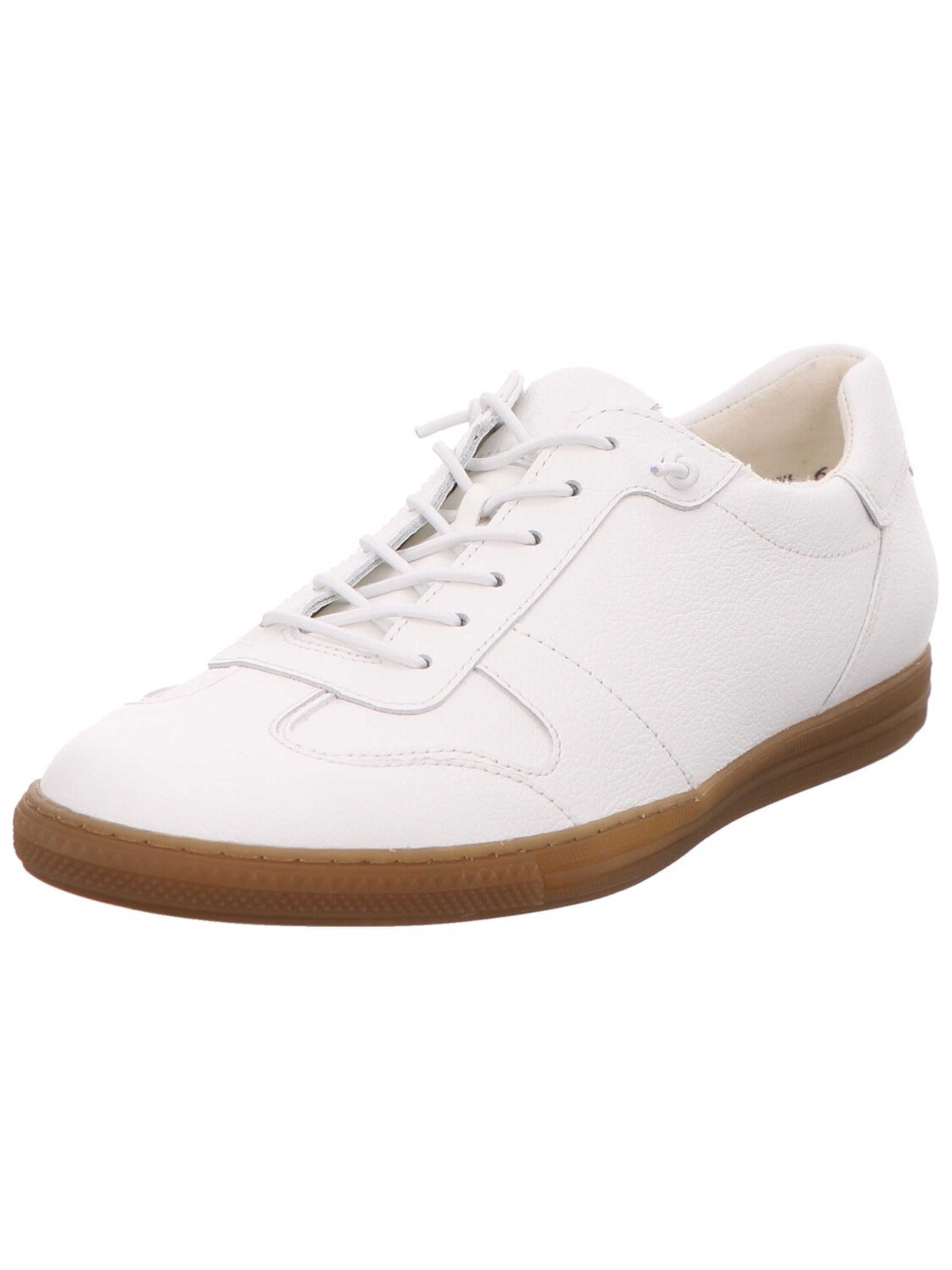 Paul Green - Calzado deportivo con cordones 'Sneaker Damen 5405-037 Echtleder in weiß' en blanco: frente