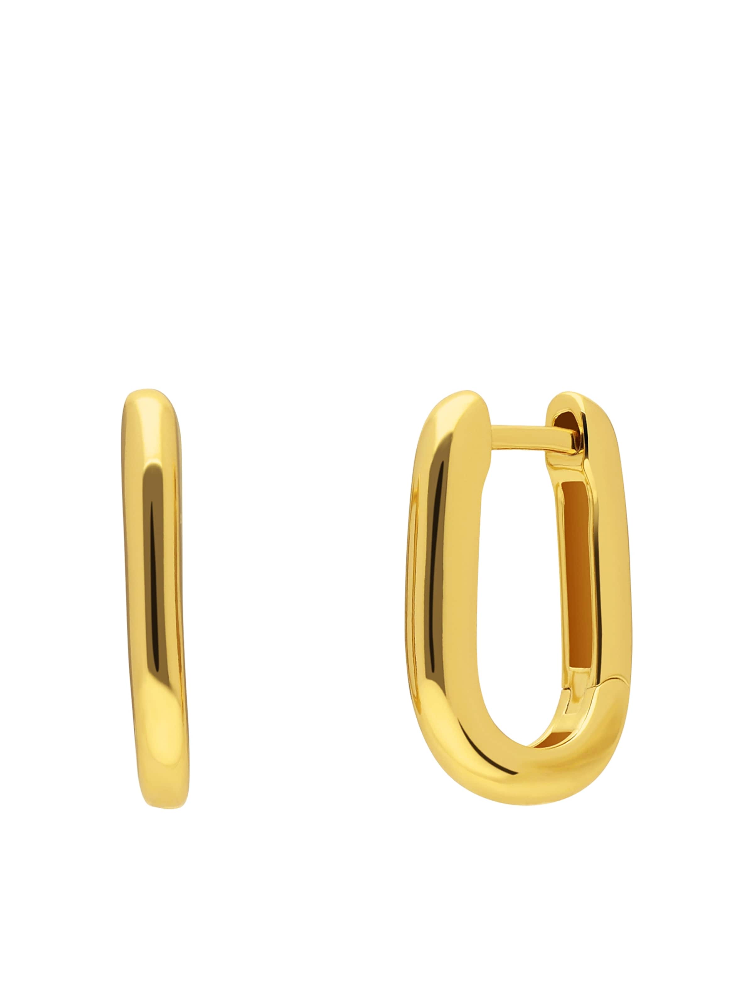 Lucardi Oorbellen in Goud: voorkant