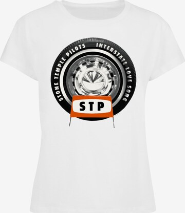 T-shirt 'Stone Temple Pilots - Interstate love song' Merchcode en blanc : devant