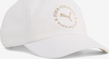Casquette de sport 'Premium Essentials' PUMA en blanc : devant
