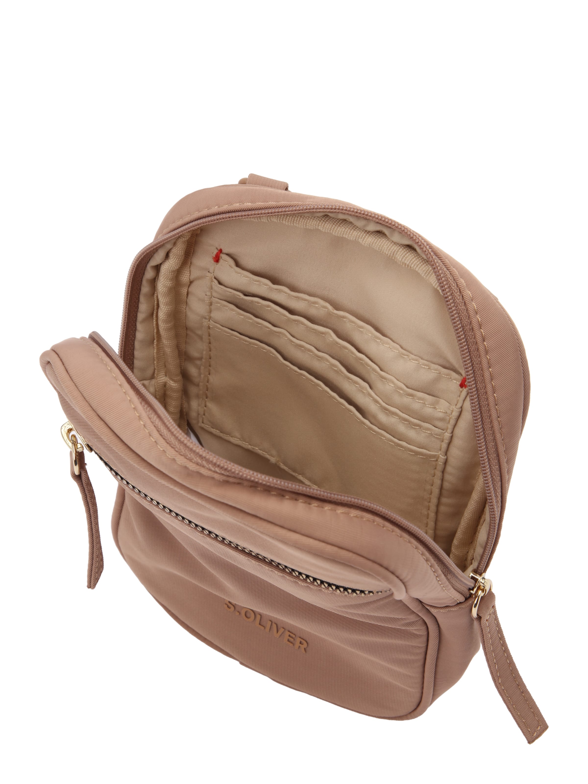 Geantă de umăr de la s.Oliver pe maro: sus