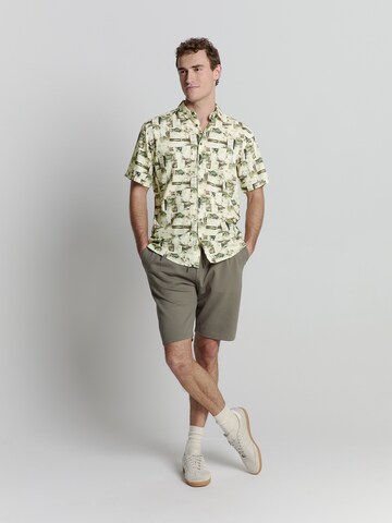No Excess Regular fit Button Up Shirt in Green