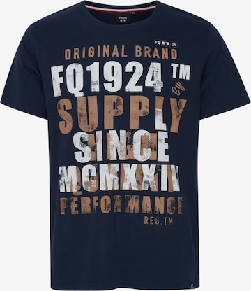 FQ1924 T-Shirt 'WERNO' in Blau: predná strana