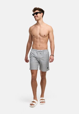 INDICODE JEANS Zwemshorts 'Santonio' in Wit