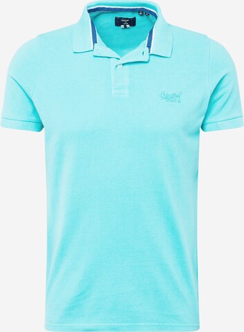 Superdry Poloshirt in Blau: predná strana