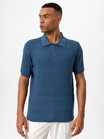 T-Shirt Antioch en bleu : devant