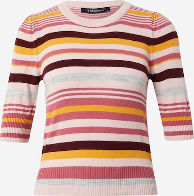 Trendyol Pull-over en pueblo / miel / or rose / gris / poudre, Vue avec produit