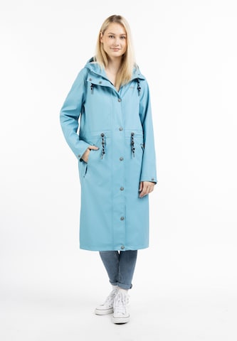 Manteau fonctionnel Schmuddelwedda en bleu : devant