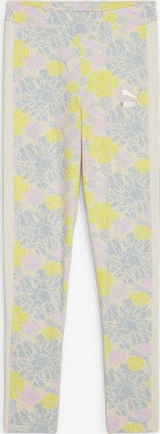 PUMA Skinny Leggings in Yellow: front