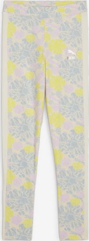 PUMA Skinny Leggings in Yellow: front