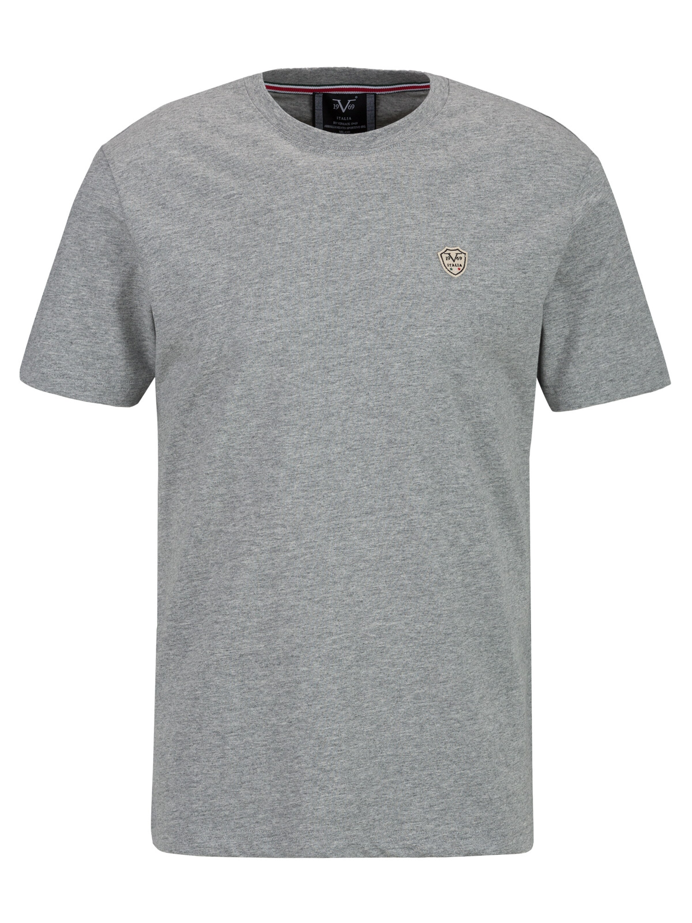 19V69 ITALIA Póló 'Rafael' - szürke: elől