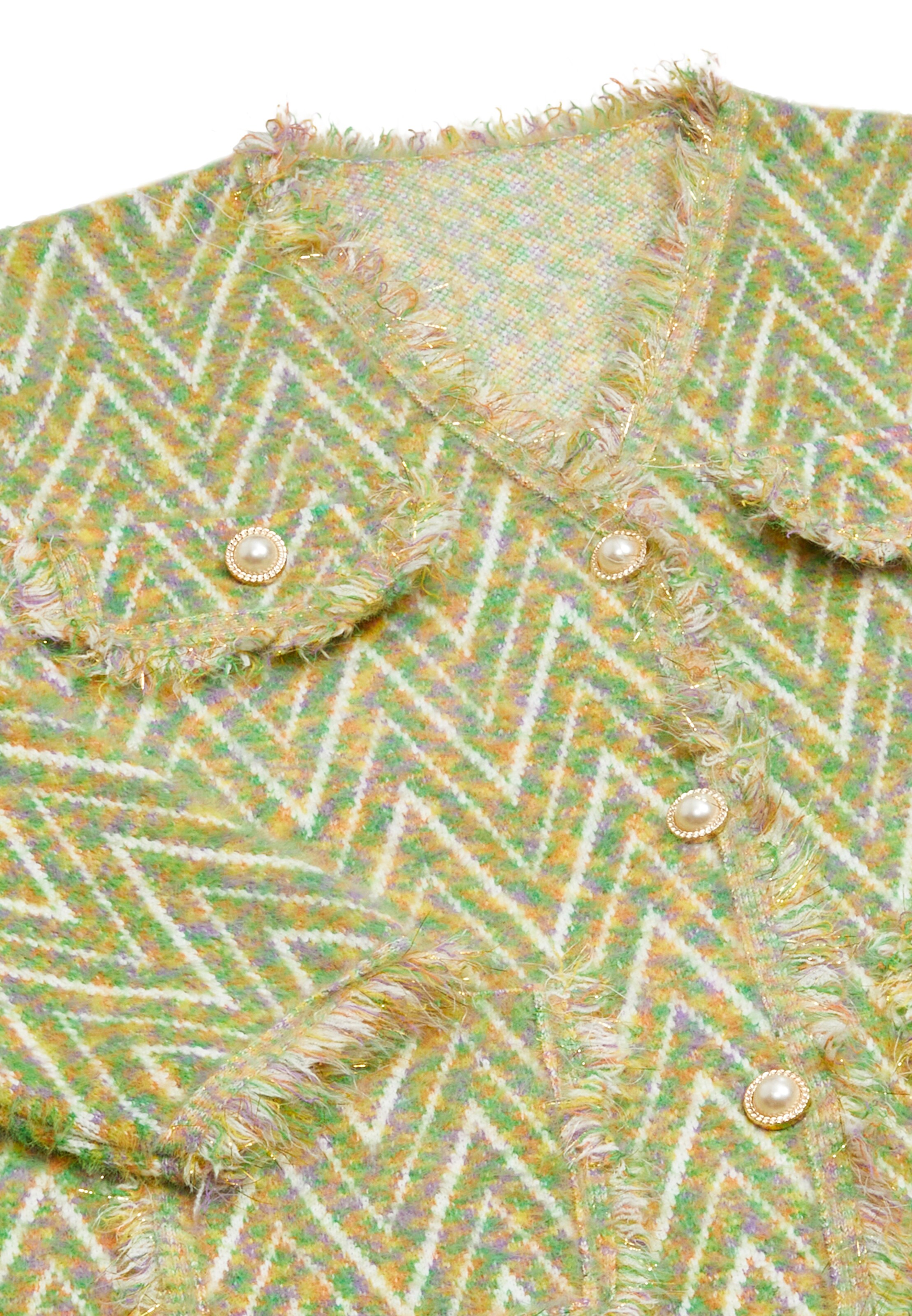 Geacă tricotată de la NALLY pe verde