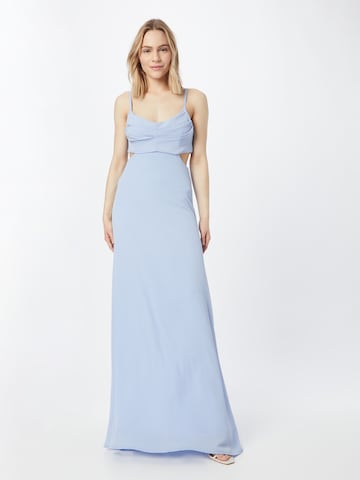 TFNC - Vestido de noche 'ANGELY' en azul: frente