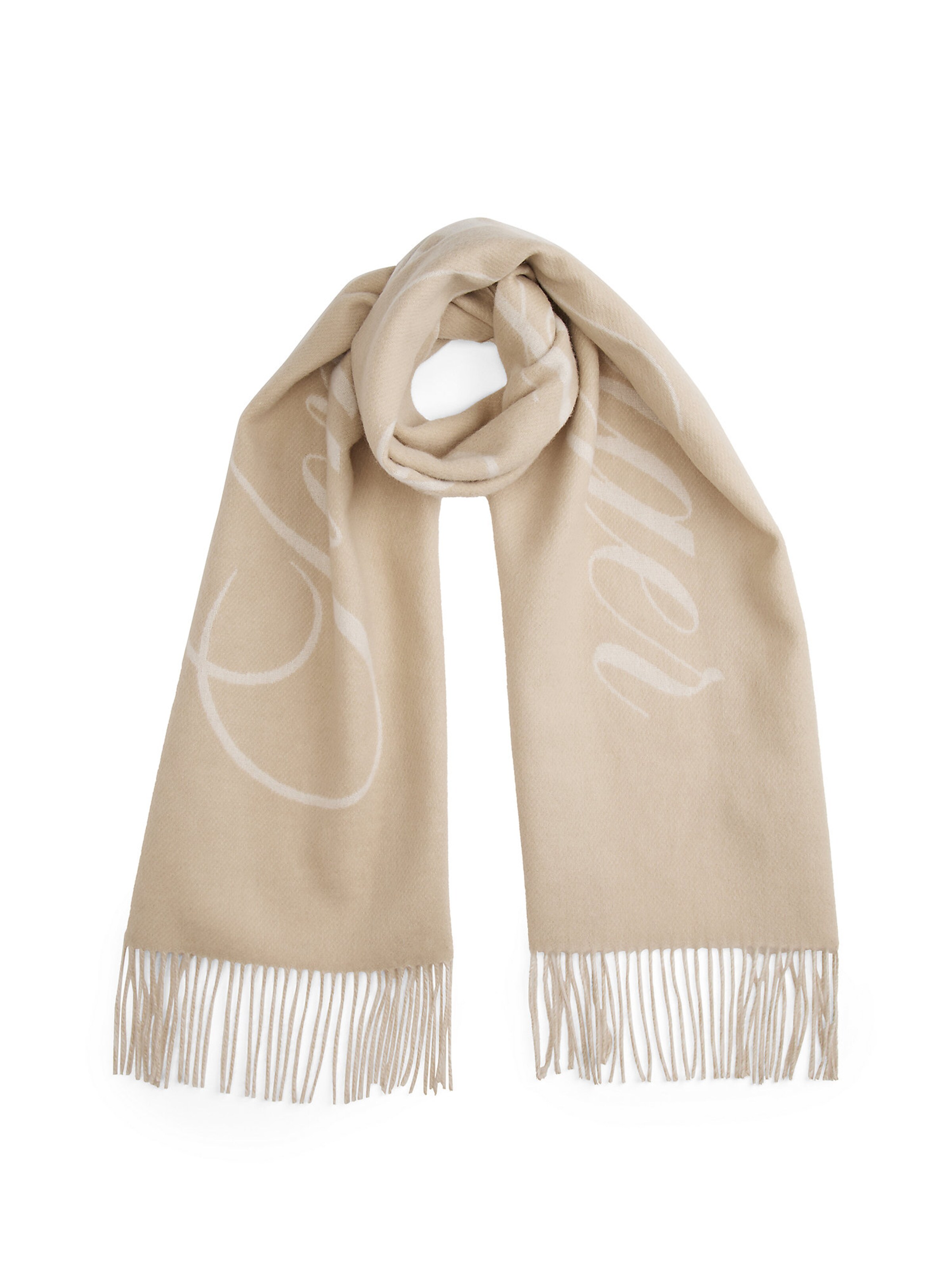 TOMMY HILFIGER Schal in Beige: Vorderseite