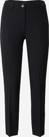 Sisley Обычный Плиссированные брюки в Черный: спереди