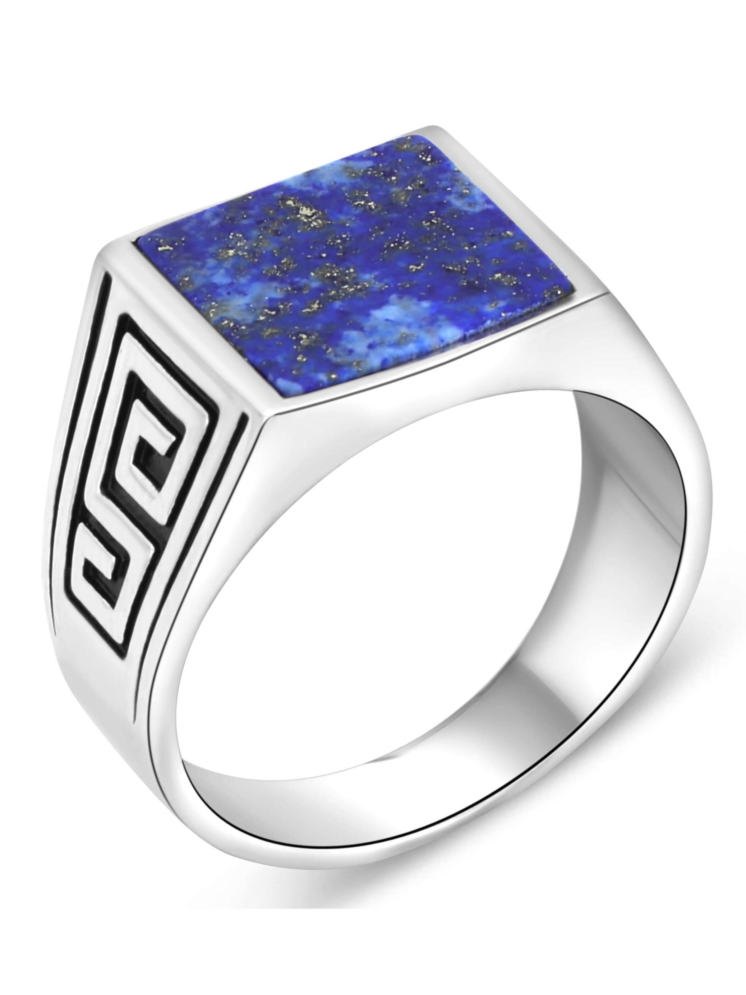 Tony Fein Ring 'Lapislazuli' in Mixed colors