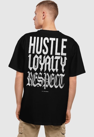 2Y Studios Shirt 'Hustle Loyalty Respect' in Black: front