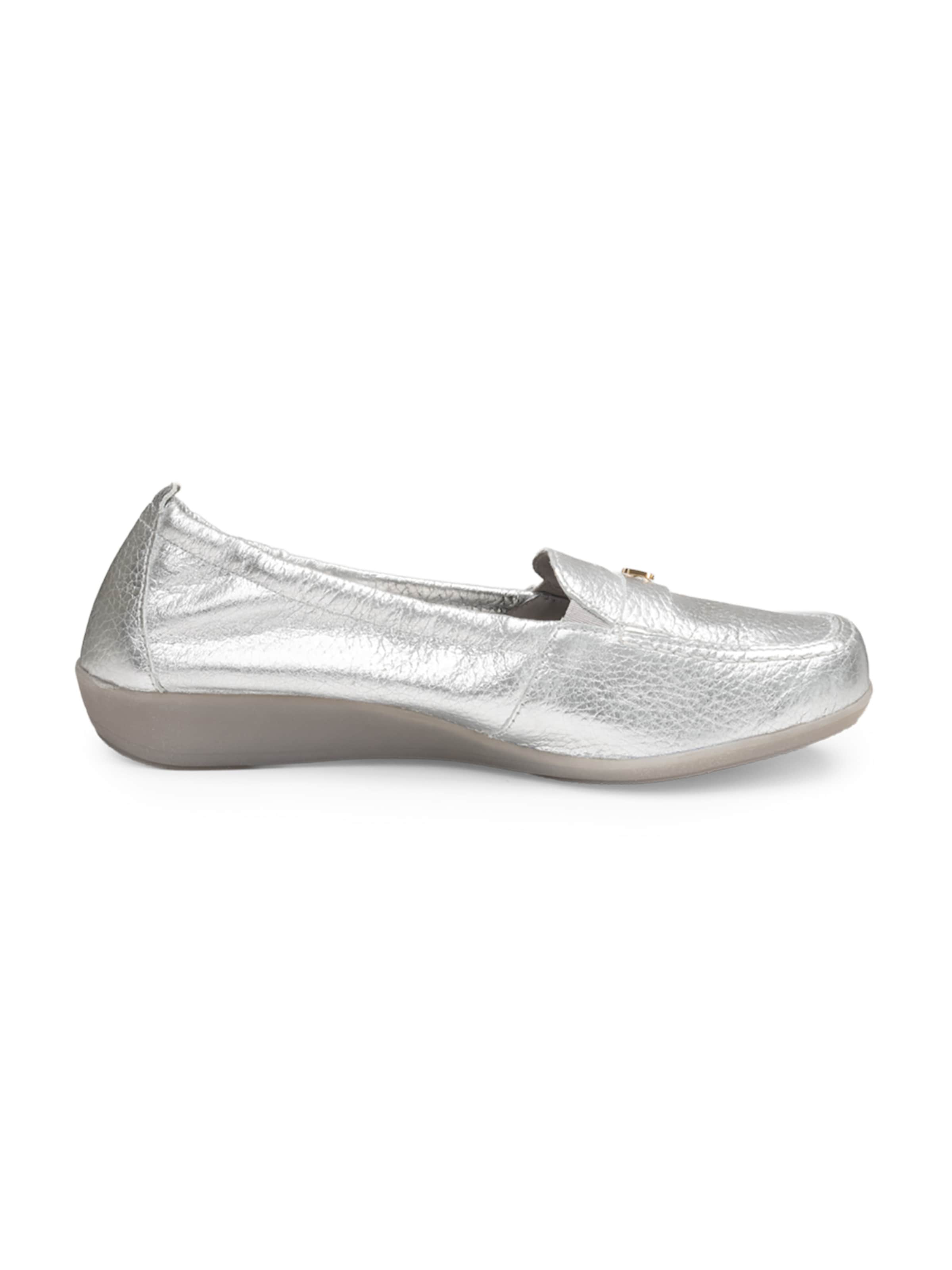 VITAFORM Moccasins in Silver