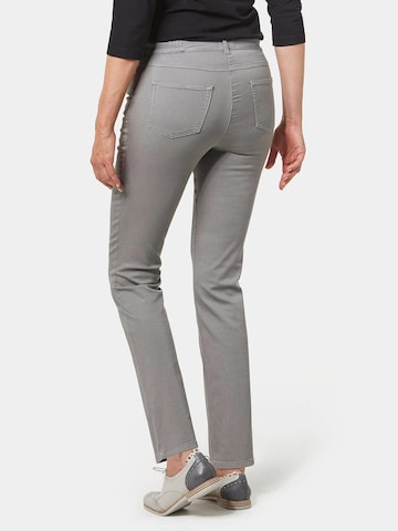 Regular Pantalon 'Carla' Goldner en gris