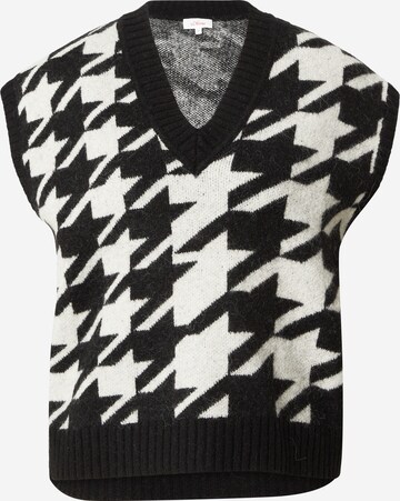 s.Oliver Pullover in Schwarz: predná strana