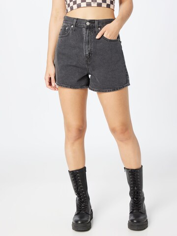 LEVI'S ® Ohlapna forma Kavbojke 'High Loose Short' | črna barva: sprednja stran