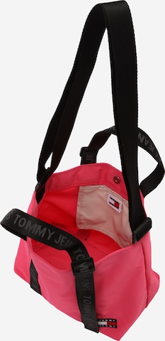 Tommy Jeans Ostoskassi 'Essential' värissä vaaleanpunainen