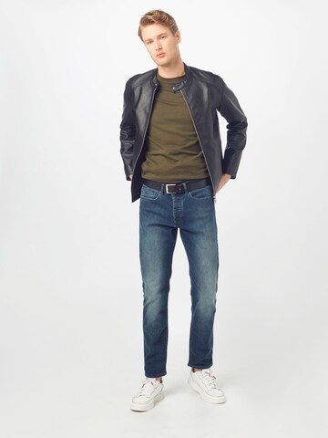 BOSS Orange Slimfit Jeans 'Taber' in Blau