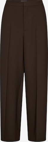 Loosefit Pantalon à plis 'MMLeya Miley' MOS MOSH en marron : devant