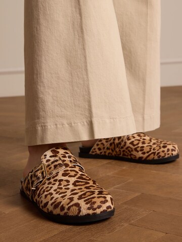 MANFIELD Clogs in Beige