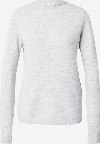 Pull-over QS en gris : devant