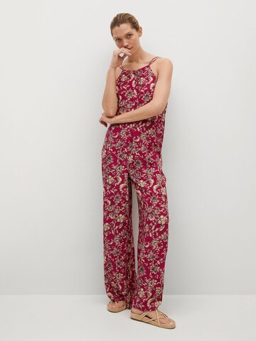 MANGO Jumpsuit 'Corsica' i röd: framsida