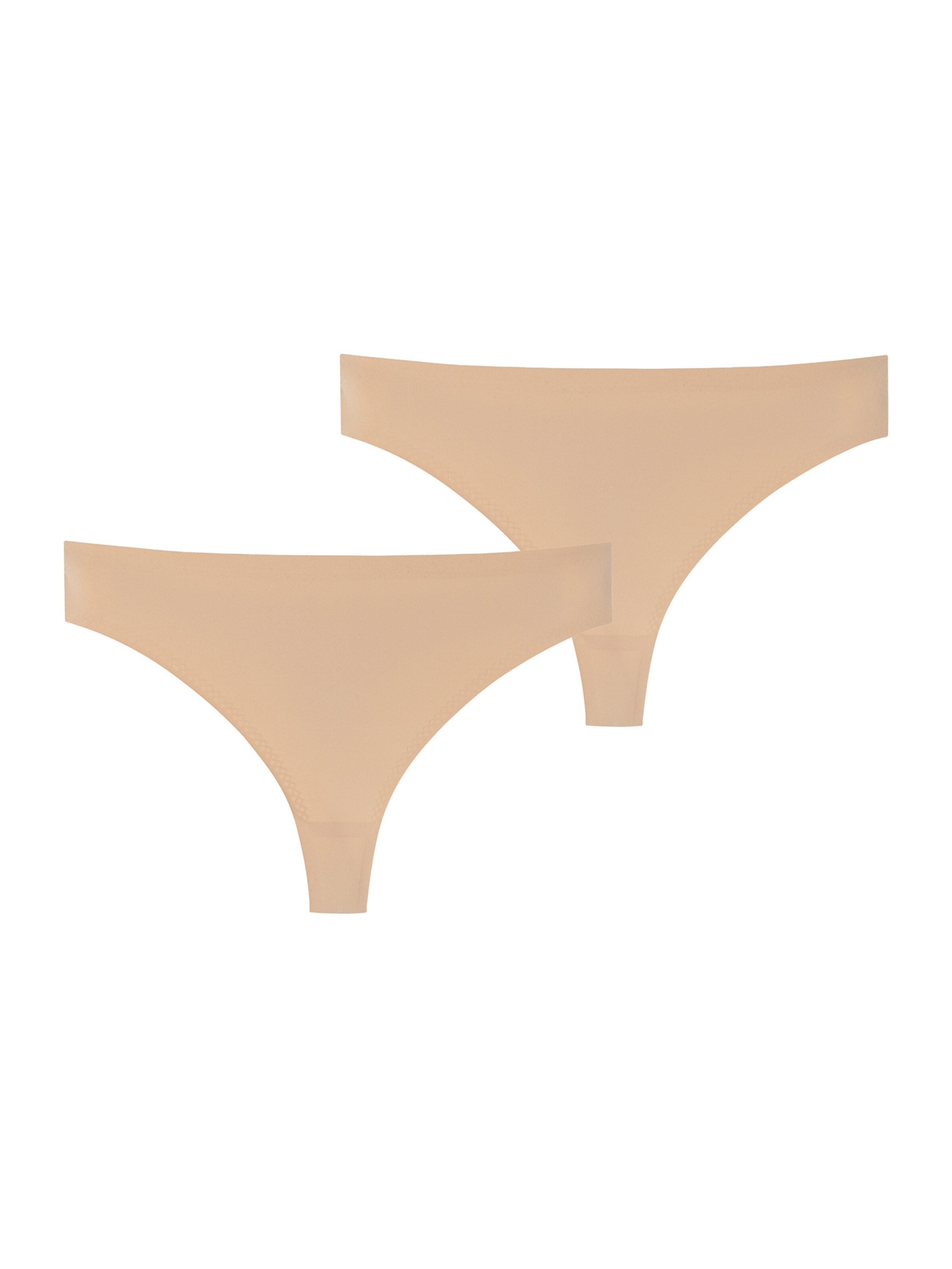 SCHIESSER Thong ' Invisible Soft ' in Beige: front