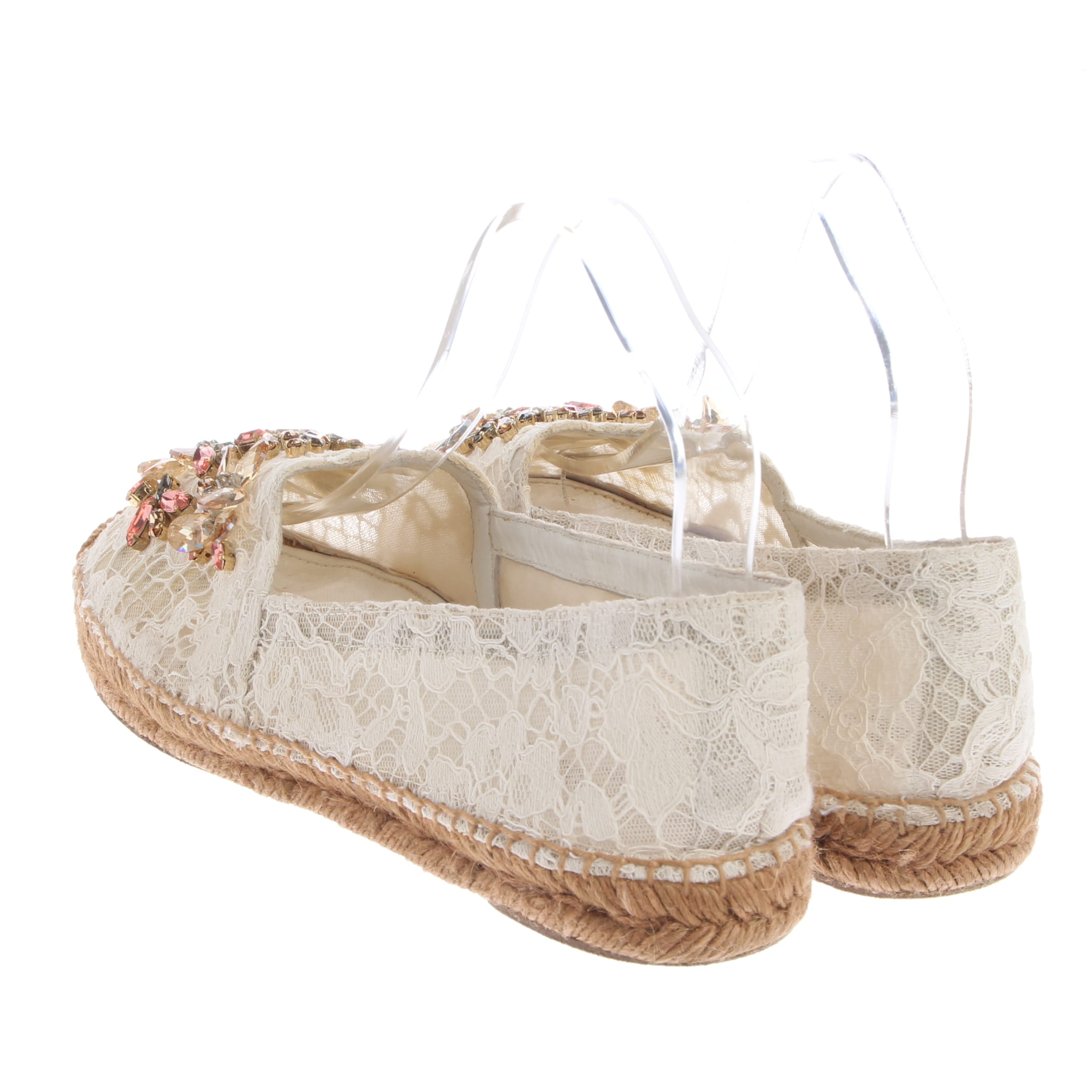 DOLCE & GABBANA Halbschuhe 40 in Weiß