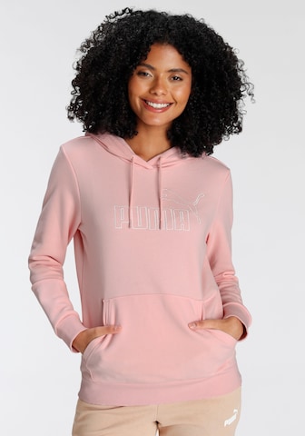 PUMA - Sweatshirt de desporto em rosa: frente