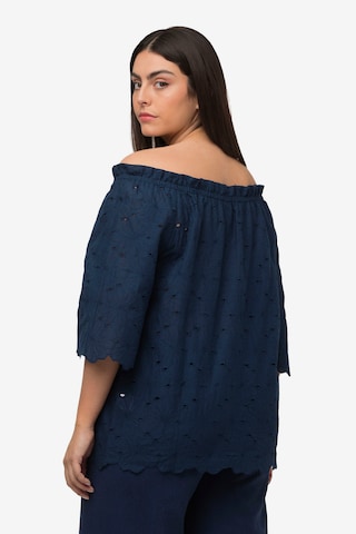 Ulla Popken Bluse in Blau