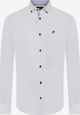 DENIM CULTURE Button Up Shirt 'MILAN' in Blue: front