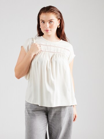 Vero Moda Curve Blouse 'VMDebbie' in White: front