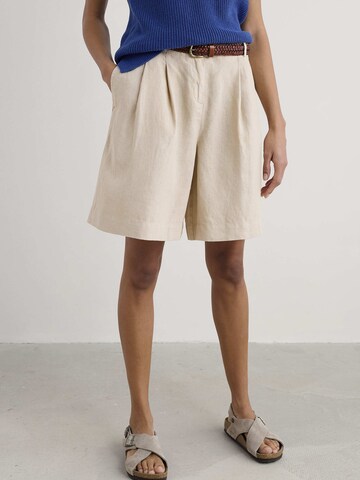 Seasalt Cornwall Regular Broek 'Clover Blooms' in Beige