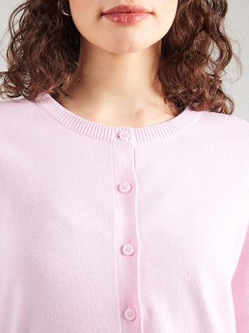 Geacă tricotată de la UNITED COLORS OF BENETTON pe roz