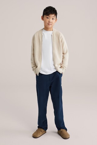 WE Fashion Вязаная кофта 'Jongens' в Бежевый