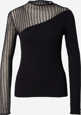 PATRIZIA PEPE - Pullover 'MAGLIA' em preto: frente